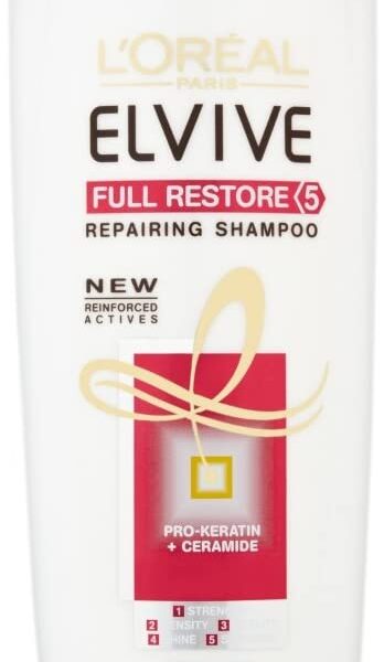 L'oreal Elvive Full Restore 5 Damaged Hair Shampoo 400ml