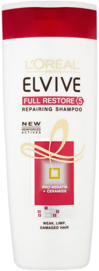 L'oreal Elvive Full Restore 5 Damaged Hair Shampoo 400ml