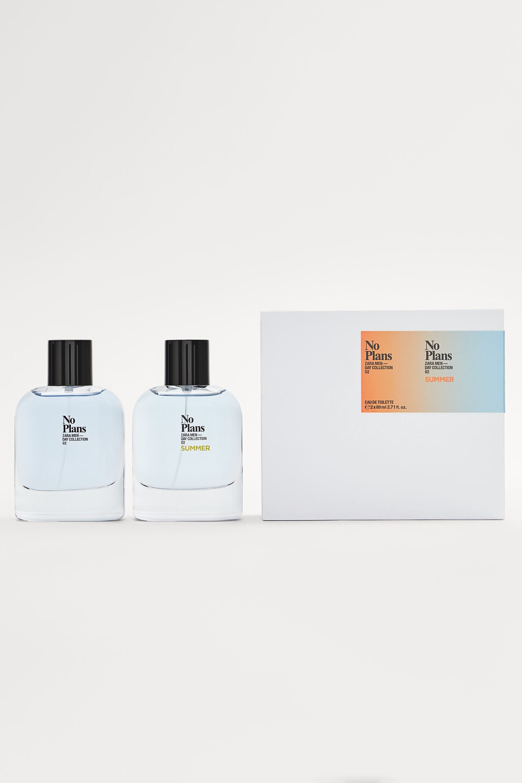 ZARA Men Day Collection No Plans And No Plans Summer Edt 80ml