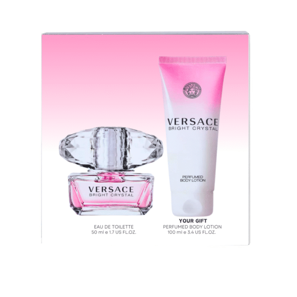Versace Bright Crystal Gift Set 50ml EDT + 100ml Lotion