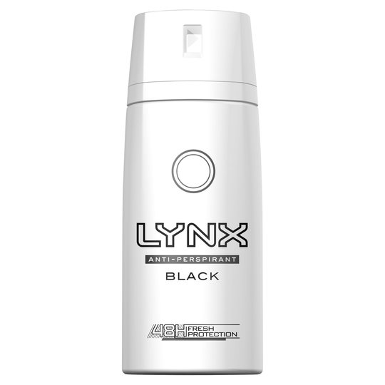 Lynx dry  black aerosol anti-perspirant deodorant 150ml